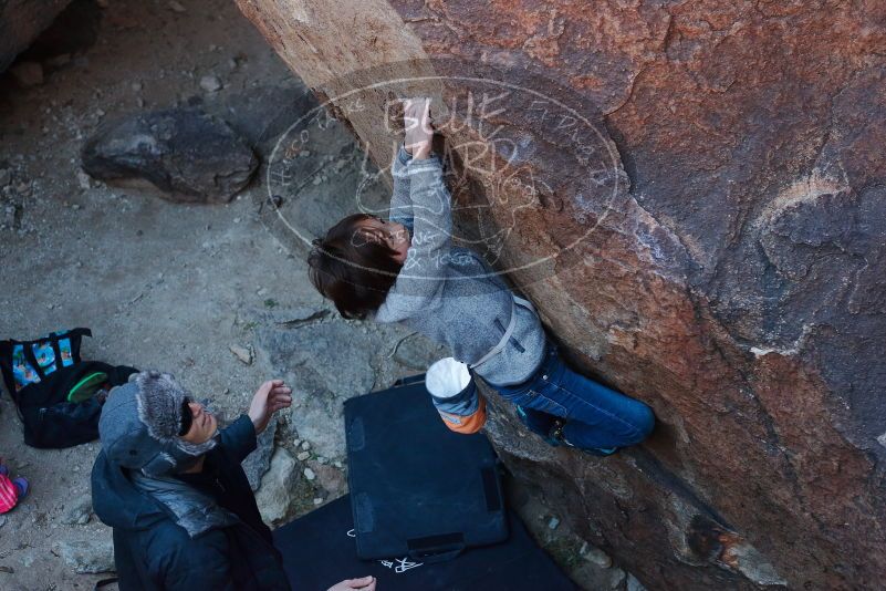 Bouldering in Hueco Tanks on 01/06/2020 with Blue Lizard Climbing and Yoga

Filename: SRM_20200106_1102250.jpg
Aperture: f/4.0
Shutter Speed: 1/250
Body: Canon EOS-1D Mark II
Lens: Canon EF 50mm f/1.8 II