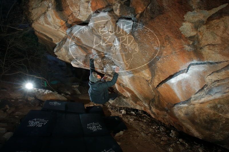 Bouldering in Hueco Tanks on 01/06/2020 with Blue Lizard Climbing and Yoga
Filename: SRM_20200106_1117100.jpg
Aperture: f/8.0
Shutter Speed: 1/250
Body: Canon EOS-1D Mark II
Lens: Canon EF 16-35mm f/2.8 L