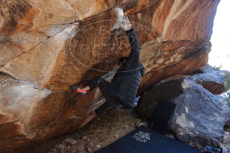 Bouldering in Hueco Tanks on 01/06/2020 with Blue Lizard Climbing and Yoga
Filename: SRM_20200106_1236290.jpg
Aperture: f/3.5
Shutter Speed: 1/250
Body: Canon EOS-1D Mark II
Lens: Canon EF 16-35mm f/2.8 L