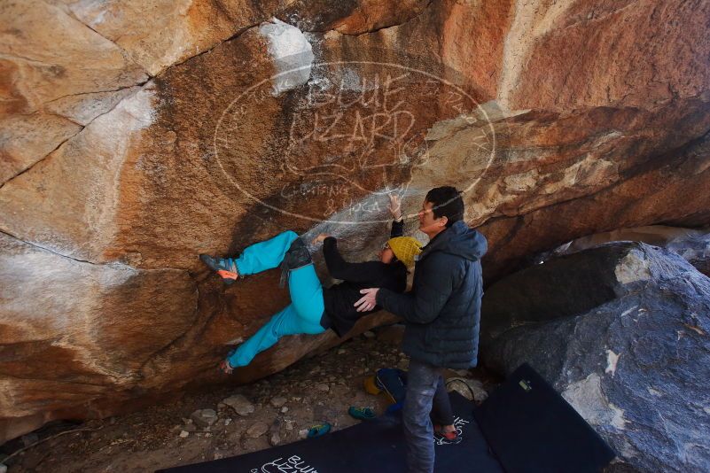 Bouldering in Hueco Tanks on 01/06/2020 with Blue Lizard Climbing and Yoga
Filename: SRM_20200106_1254100.jpg
Aperture: f/4.0
Shutter Speed: 1/250
Body: Canon EOS-1D Mark II
Lens: Canon EF 16-35mm f/2.8 L