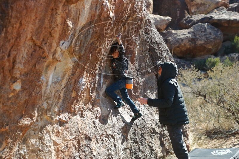 Bouldering in Hueco Tanks on 01/06/2020 with Blue Lizard Climbing and Yoga
Filename: SRM_20200106_1353050.jpg
Aperture: f/3.5
Shutter Speed: 1/400
Body: Canon EOS-1D Mark II
Lens: Canon EF 50mm f/1.8 II