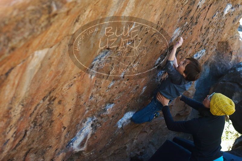 Bouldering in Hueco Tanks on 01/06/2020 with Blue Lizard Climbing and Yoga
Filename: SRM_20200106_1433240.jpg
Aperture: f/4.0
Shutter Speed: 1/320
Body: Canon EOS-1D Mark II
Lens: Canon EF 50mm f/1.8 II