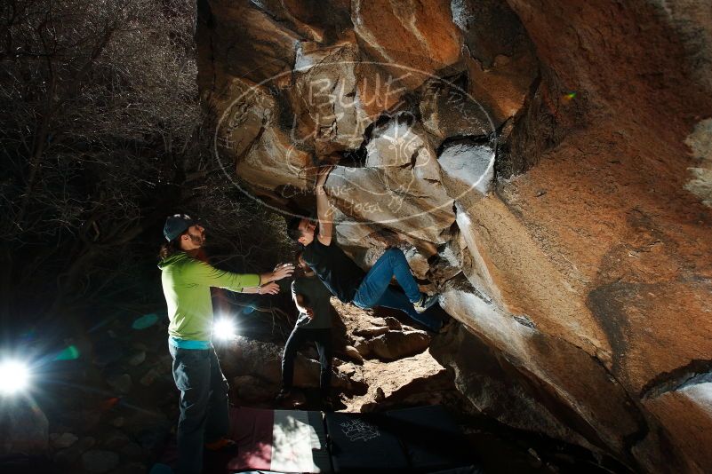 Bouldering in Hueco Tanks on 02/14/2020 with Blue Lizard Climbing and Yoga
Filename: SRM_20200214_1202090.jpg
Aperture: f/8.0
Shutter Speed: 1/250
Body: Canon EOS-1D Mark II
Lens: Canon EF 16-35mm f/2.8 L