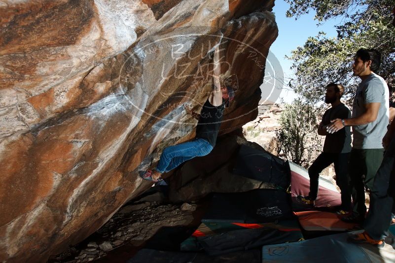 Bouldering in Hueco Tanks on 02/14/2020 with Blue Lizard Climbing and Yoga
Filename: SRM_20200214_1233220.jpg
Aperture: f/8.0
Shutter Speed: 1/250
Body: Canon EOS-1D Mark II
Lens: Canon EF 16-35mm f/2.8 L