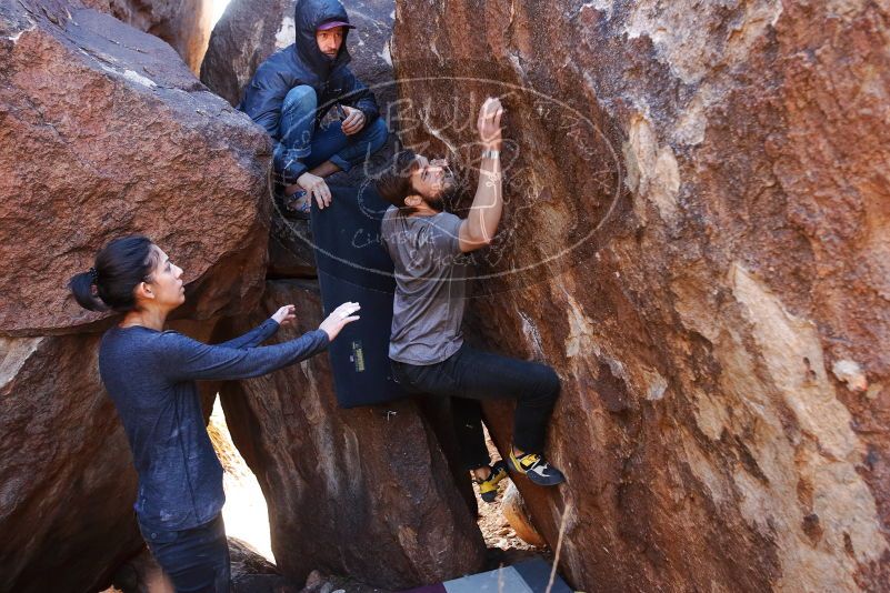 Bouldering in Hueco Tanks on 02/14/2020 with Blue Lizard Climbing and Yoga

Filename: SRM_20200214_1348300.jpg
Aperture: f/3.5
Shutter Speed: 1/250
Body: Canon EOS-1D Mark II
Lens: Canon EF 16-35mm f/2.8 L