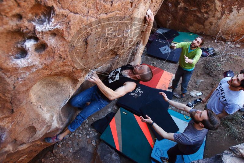 Bouldering in Hueco Tanks on 02/14/2020 with Blue Lizard Climbing and Yoga

Filename: SRM_20200214_1401410.jpg
Aperture: f/5.0
Shutter Speed: 1/250
Body: Canon EOS-1D Mark II
Lens: Canon EF 16-35mm f/2.8 L
