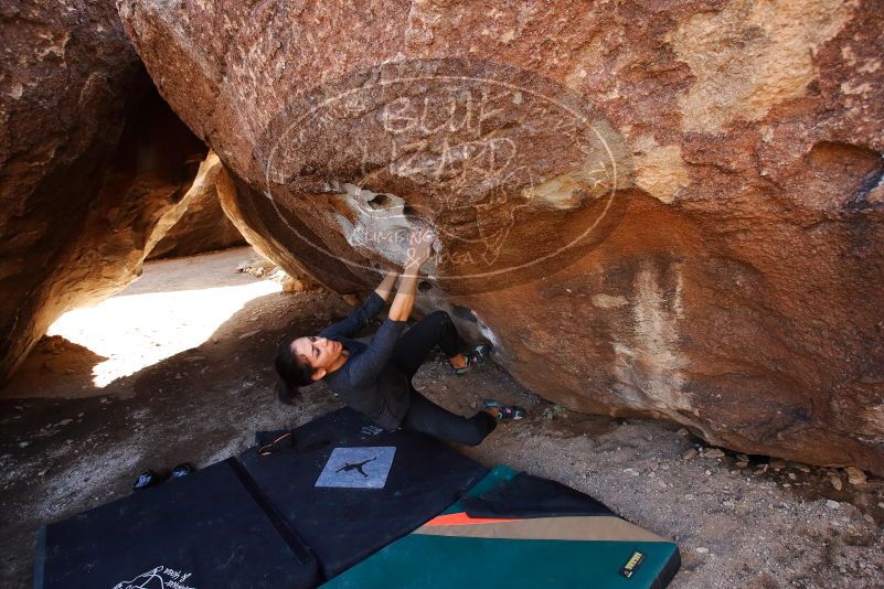 Bouldering in Hueco Tanks on 02/14/2020 with Blue Lizard Climbing and Yoga
Filename: SRM_20200214_1455020.jpg
Aperture: f/5.0
Shutter Speed: 1/250
Body: Canon EOS-1D Mark II
Lens: Canon EF 16-35mm f/2.8 L