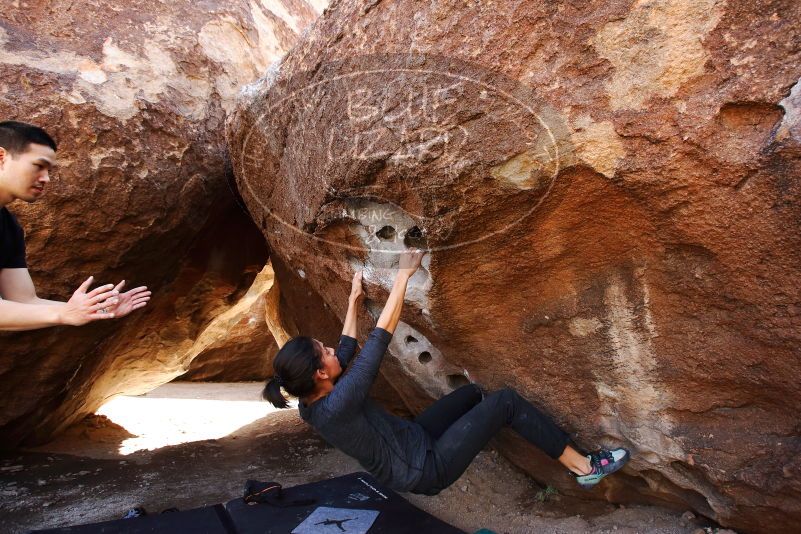 Bouldering in Hueco Tanks on 02/14/2020 with Blue Lizard Climbing and Yoga
Filename: SRM_20200214_1455070.jpg
Aperture: f/4.5
Shutter Speed: 1/250
Body: Canon EOS-1D Mark II
Lens: Canon EF 16-35mm f/2.8 L