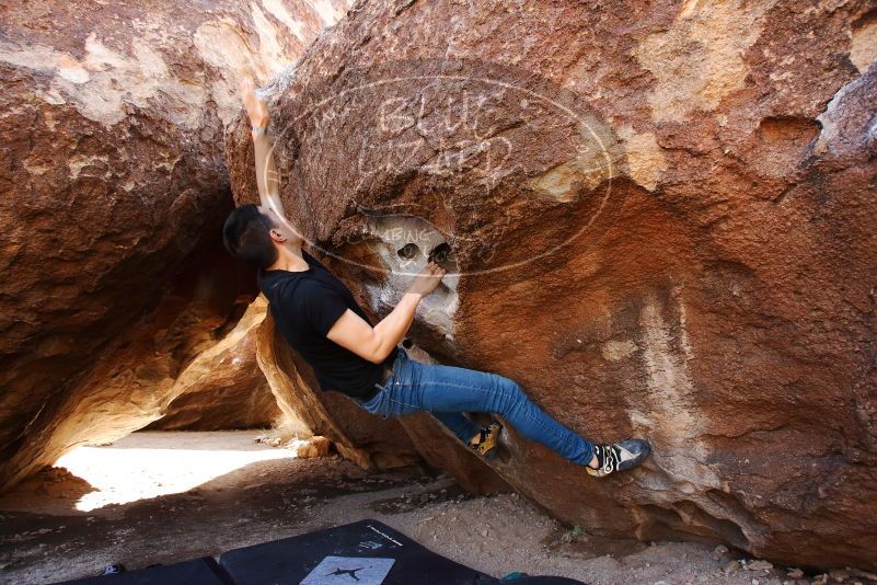 Bouldering in Hueco Tanks on 02/14/2020 with Blue Lizard Climbing and Yoga

Filename: SRM_20200214_1457420.jpg
Aperture: f/4.5
Shutter Speed: 1/250
Body: Canon EOS-1D Mark II
Lens: Canon EF 16-35mm f/2.8 L