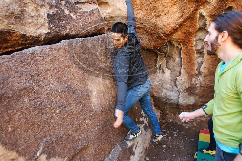 Bouldering in Hueco Tanks on 02/14/2020 with Blue Lizard Climbing and Yoga

Filename: SRM_20200214_1514530.jpg
Aperture: f/3.5
Shutter Speed: 1/250
Body: Canon EOS-1D Mark II
Lens: Canon EF 16-35mm f/2.8 L