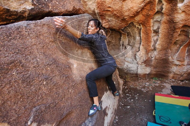 Bouldering in Hueco Tanks on 02/14/2020 with Blue Lizard Climbing and Yoga
Filename: SRM_20200214_1523330.jpg
Aperture: f/4.5
Shutter Speed: 1/250
Body: Canon EOS-1D Mark II
Lens: Canon EF 16-35mm f/2.8 L