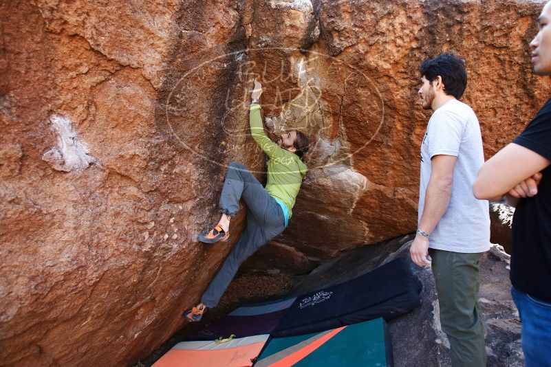 Bouldering in Hueco Tanks on 02/14/2020 with Blue Lizard Climbing and Yoga
Filename: SRM_20200214_1559040.jpg
Aperture: f/4.0
Shutter Speed: 1/250
Body: Canon EOS-1D Mark II
Lens: Canon EF 16-35mm f/2.8 L