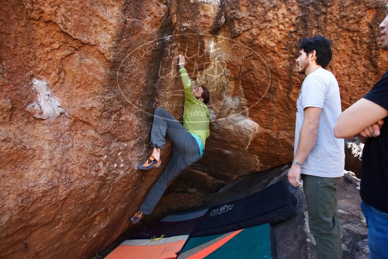 Bouldering in Hueco Tanks on 02/14/2020 with Blue Lizard Climbing and Yoga
Filename: SRM_20200214_1559070.jpg
Aperture: f/4.0
Shutter Speed: 1/250
Body: Canon EOS-1D Mark II
Lens: Canon EF 16-35mm f/2.8 L