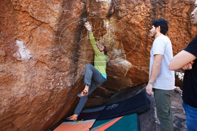 Bouldering in Hueco Tanks on 02/14/2020 with Blue Lizard Climbing and Yoga
Filename: SRM_20200214_1559071.jpg
Aperture: f/4.0
Shutter Speed: 1/250
Body: Canon EOS-1D Mark II
Lens: Canon EF 16-35mm f/2.8 L