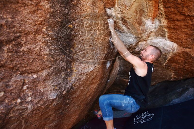 Bouldering in Hueco Tanks on 02/14/2020 with Blue Lizard Climbing and Yoga
Filename: SRM_20200214_1601210.jpg
Aperture: f/3.5
Shutter Speed: 1/250
Body: Canon EOS-1D Mark II
Lens: Canon EF 16-35mm f/2.8 L