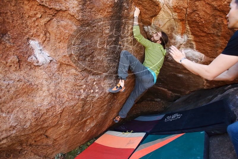 Bouldering in Hueco Tanks on 02/14/2020 with Blue Lizard Climbing and Yoga

Filename: SRM_20200214_1601450.jpg
Aperture: f/3.5
Shutter Speed: 1/250
Body: Canon EOS-1D Mark II
Lens: Canon EF 16-35mm f/2.8 L