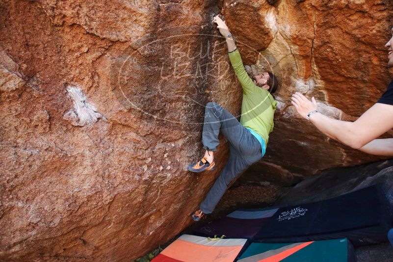 Bouldering in Hueco Tanks on 02/14/2020 with Blue Lizard Climbing and Yoga

Filename: SRM_20200214_1601460.jpg
Aperture: f/4.0
Shutter Speed: 1/250
Body: Canon EOS-1D Mark II
Lens: Canon EF 16-35mm f/2.8 L