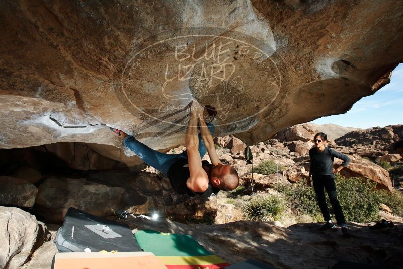 Bouldering in Hueco Tanks on 02/14/2020 with Blue Lizard Climbing and Yoga

Filename: SRM_20200214_1649530.jpg
Aperture: f/8.0
Shutter Speed: 1/250
Body: Canon EOS-1D Mark II
Lens: Canon EF 16-35mm f/2.8 L