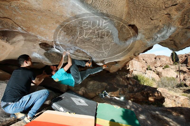 Bouldering in Hueco Tanks on 02/14/2020 with Blue Lizard Climbing and Yoga

Filename: SRM_20200214_1651000.jpg
Aperture: f/8.0
Shutter Speed: 1/250
Body: Canon EOS-1D Mark II
Lens: Canon EF 16-35mm f/2.8 L