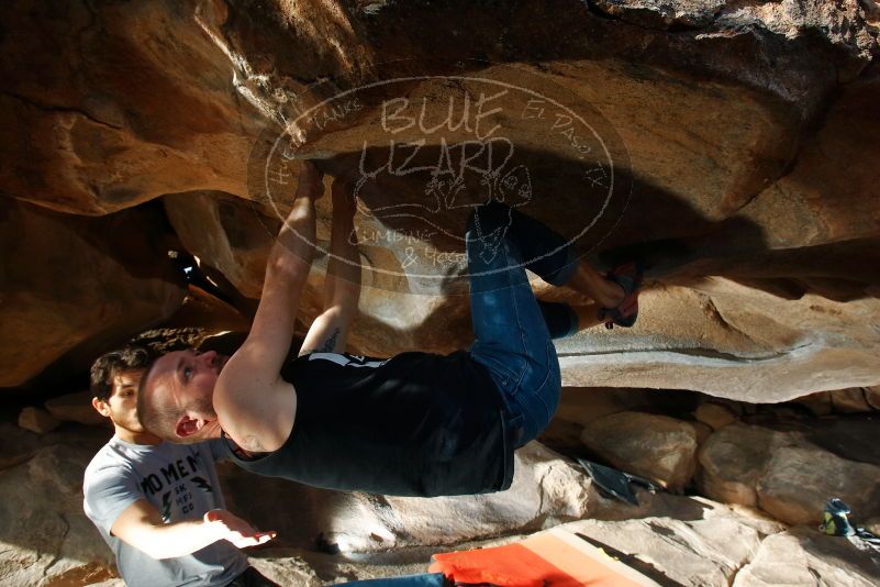 Bouldering in Hueco Tanks on 02/14/2020 with Blue Lizard Climbing and Yoga

Filename: SRM_20200214_1658000.jpg
Aperture: f/8.0
Shutter Speed: 1/250
Body: Canon EOS-1D Mark II
Lens: Canon EF 16-35mm f/2.8 L