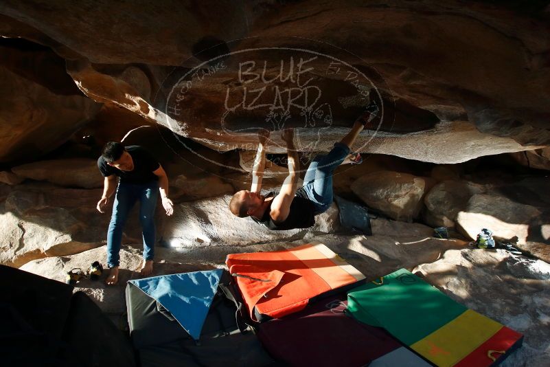 Bouldering in Hueco Tanks on 02/14/2020 with Blue Lizard Climbing and Yoga
Filename: SRM_20200214_1723370.jpg
Aperture: f/8.0
Shutter Speed: 1/250
Body: Canon EOS-1D Mark II
Lens: Canon EF 16-35mm f/2.8 L