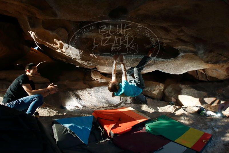 Bouldering in Hueco Tanks on 02/14/2020 with Blue Lizard Climbing and Yoga
Filename: SRM_20200214_1724380.jpg
Aperture: f/8.0
Shutter Speed: 1/250
Body: Canon EOS-1D Mark II
Lens: Canon EF 16-35mm f/2.8 L