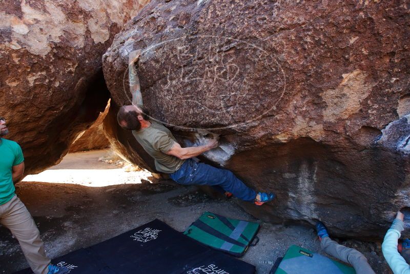 Bouldering in Hueco Tanks on 02/16/2020 with Blue Lizard Climbing and Yoga

Filename: SRM_20200216_1045050.jpg
Aperture: f/5.6
Shutter Speed: 1/250
Body: Canon EOS-1D Mark II
Lens: Canon EF 16-35mm f/2.8 L