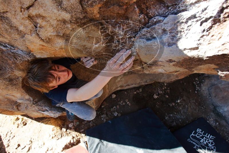 Bouldering in Hueco Tanks on 02/16/2020 with Blue Lizard Climbing and Yoga

Filename: SRM_20200216_1104530.jpg
Aperture: f/5.6
Shutter Speed: 1/200
Body: Canon EOS-1D Mark II
Lens: Canon EF 16-35mm f/2.8 L