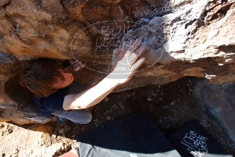 Bouldering in Hueco Tanks on 02/16/2020 with Blue Lizard Climbing and Yoga

Filename: SRM_20200216_1104560.jpg
Aperture: f/7.1
Shutter Speed: 1/200
Body: Canon EOS-1D Mark II
Lens: Canon EF 16-35mm f/2.8 L