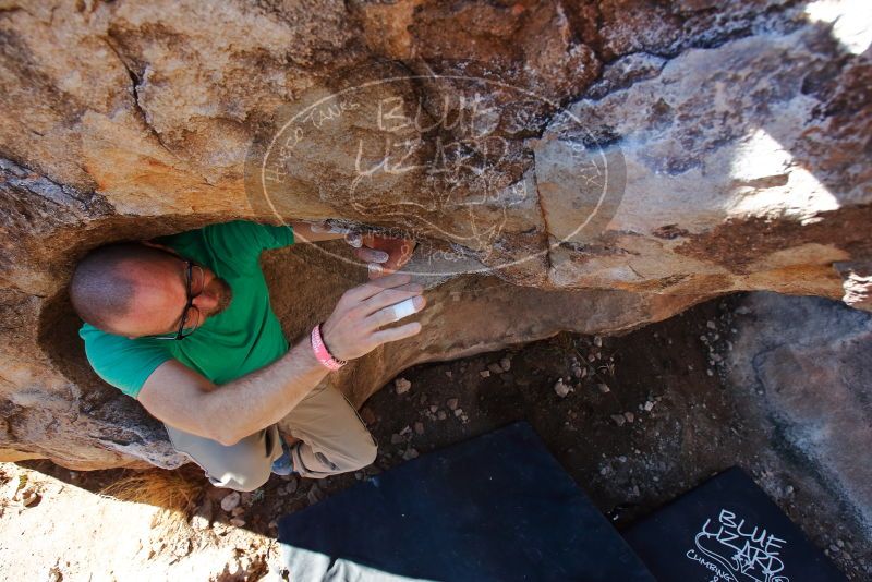 Bouldering in Hueco Tanks on 02/16/2020 with Blue Lizard Climbing and Yoga

Filename: SRM_20200216_1106250.jpg
Aperture: f/5.0
Shutter Speed: 1/200
Body: Canon EOS-1D Mark II
Lens: Canon EF 16-35mm f/2.8 L