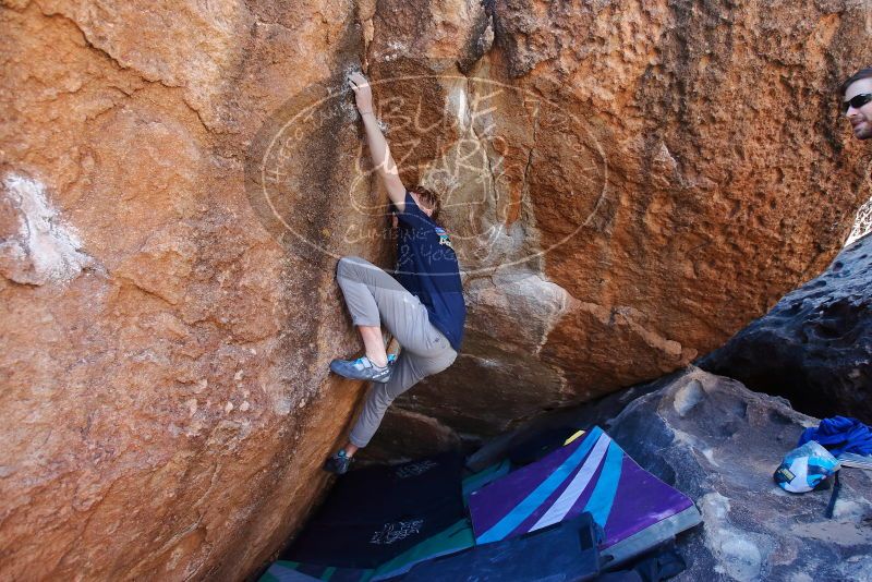 Bouldering in Hueco Tanks on 02/16/2020 with Blue Lizard Climbing and Yoga
Filename: SRM_20200216_1122381.jpg
Aperture: f/4.5
Shutter Speed: 1/320
Body: Canon EOS-1D Mark II
Lens: Canon EF 16-35mm f/2.8 L