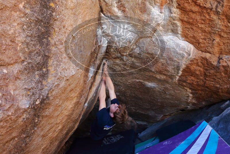 Bouldering in Hueco Tanks on 02/16/2020 with Blue Lizard Climbing and Yoga
Filename: SRM_20200216_1127590.jpg
Aperture: f/5.0
Shutter Speed: 1/250
Body: Canon EOS-1D Mark II
Lens: Canon EF 16-35mm f/2.8 L