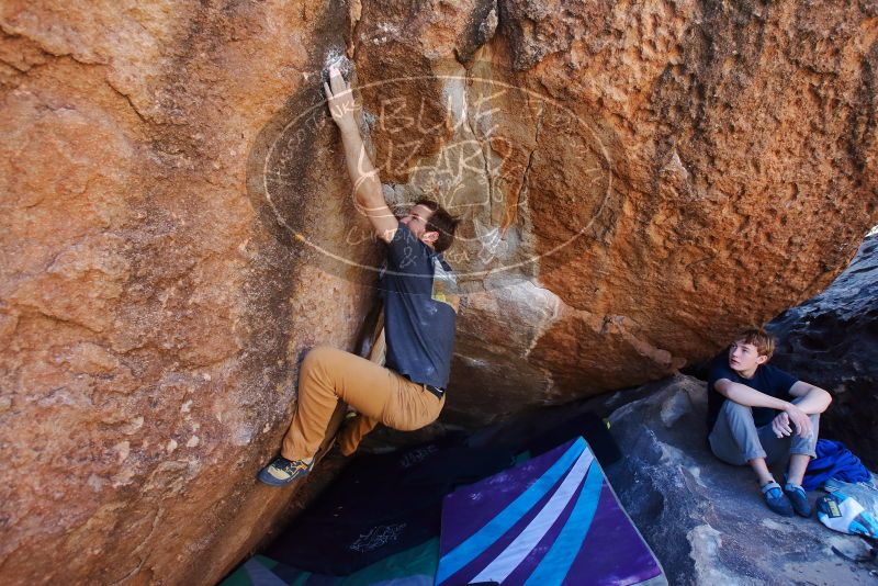 Bouldering in Hueco Tanks on 02/16/2020 with Blue Lizard Climbing and Yoga

Filename: SRM_20200216_1144460.jpg
Aperture: f/5.6
Shutter Speed: 1/250
Body: Canon EOS-1D Mark II
Lens: Canon EF 16-35mm f/2.8 L