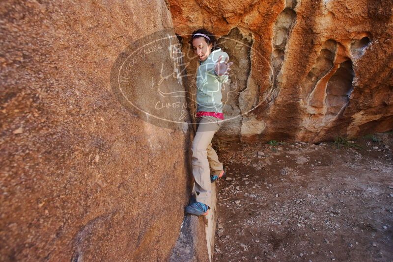 Bouldering in Hueco Tanks on 02/16/2020 with Blue Lizard Climbing and Yoga

Filename: SRM_20200216_1234170.jpg
Aperture: f/5.0
Shutter Speed: 1/250
Body: Canon EOS-1D Mark II
Lens: Canon EF 16-35mm f/2.8 L