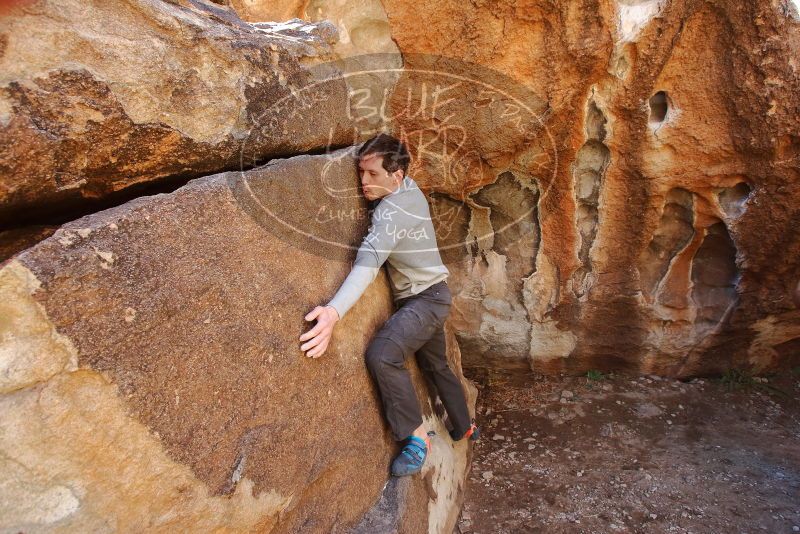 Bouldering in Hueco Tanks on 02/16/2020 with Blue Lizard Climbing and Yoga

Filename: SRM_20200216_1240540.jpg
Aperture: f/5.6
Shutter Speed: 1/250
Body: Canon EOS-1D Mark II
Lens: Canon EF 16-35mm f/2.8 L