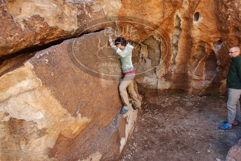 Bouldering in Hueco Tanks on 02/16/2020 with Blue Lizard Climbing and Yoga
Filename: SRM_20200216_1242130.jpg
Aperture: f/5.6
Shutter Speed: 1/250
Body: Canon EOS-1D Mark II
Lens: Canon EF 16-35mm f/2.8 L