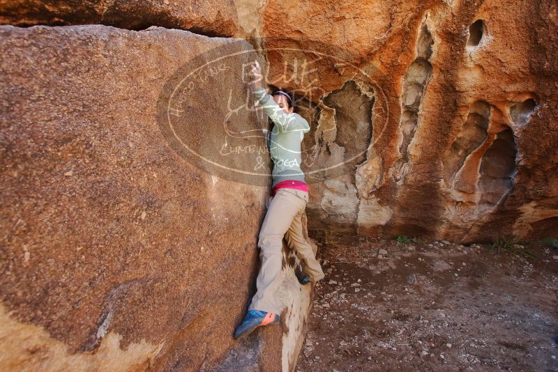 Bouldering in Hueco Tanks on 02/16/2020 with Blue Lizard Climbing and Yoga

Filename: SRM_20200216_1247240.jpg
Aperture: f/5.6
Shutter Speed: 1/250
Body: Canon EOS-1D Mark II
Lens: Canon EF 16-35mm f/2.8 L