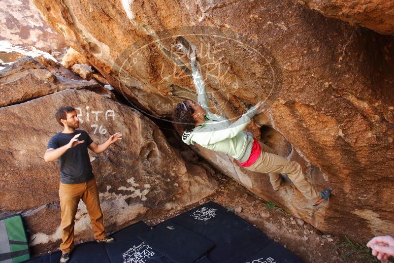 Bouldering in Hueco Tanks on 02/16/2020 with Blue Lizard Climbing and Yoga

Filename: SRM_20200216_1318260.jpg
Aperture: f/4.5
Shutter Speed: 1/250
Body: Canon EOS-1D Mark II
Lens: Canon EF 16-35mm f/2.8 L