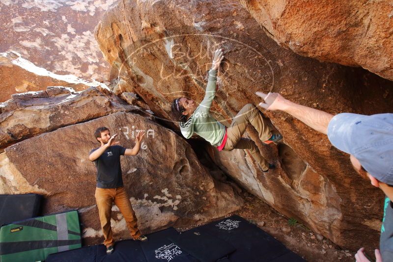 Bouldering in Hueco Tanks on 02/16/2020 with Blue Lizard Climbing and Yoga

Filename: SRM_20200216_1318330.jpg
Aperture: f/5.0
Shutter Speed: 1/250
Body: Canon EOS-1D Mark II
Lens: Canon EF 16-35mm f/2.8 L