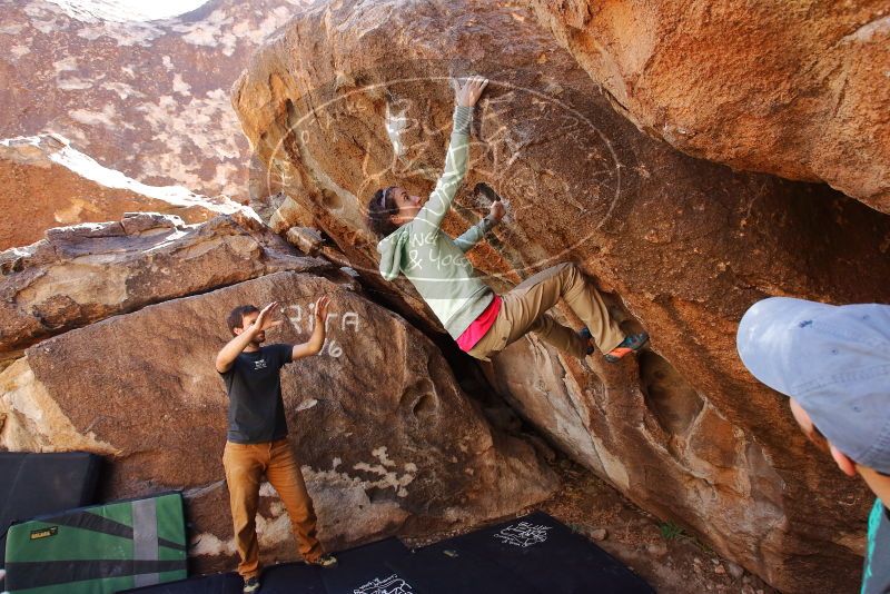Bouldering in Hueco Tanks on 02/16/2020 with Blue Lizard Climbing and Yoga

Filename: SRM_20200216_1318360.jpg
Aperture: f/5.6
Shutter Speed: 1/250
Body: Canon EOS-1D Mark II
Lens: Canon EF 16-35mm f/2.8 L