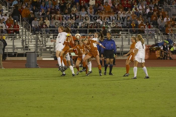 Carrie Schmit, #3.  The lady longhorns beat Texas A&M 1-0 in soccer Friday night.

Filename: SRM_20061027_1925142.jpg
Aperture: f/4.0
Shutter Speed: 1/400
Body: Canon EOS 20D
Lens: Canon EF 80-200mm f/2.8 L
