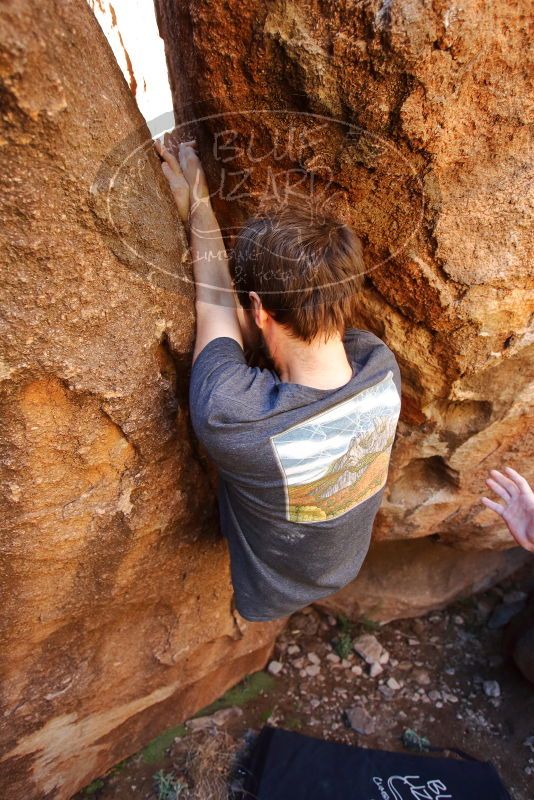 Bouldering in Hueco Tanks on 02/16/2020 with Blue Lizard Climbing and Yoga
Filename: SRM_20200216_1322290.jpg
Aperture: f/3.5
Shutter Speed: 1/250
Body: Canon EOS-1D Mark II
Lens: Canon EF 16-35mm f/2.8 L