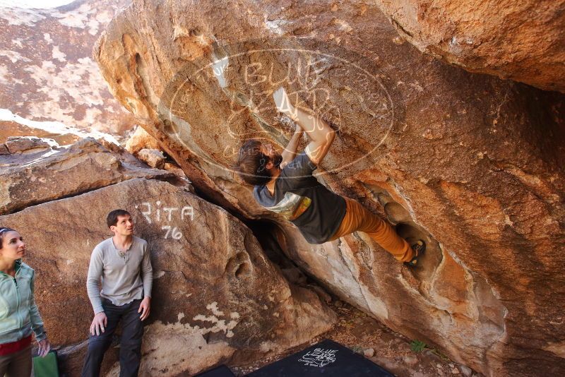 Bouldering in Hueco Tanks on 02/16/2020 with Blue Lizard Climbing and Yoga

Filename: SRM_20200216_1327270.jpg
Aperture: f/4.5
Shutter Speed: 1/250
Body: Canon EOS-1D Mark II
Lens: Canon EF 16-35mm f/2.8 L