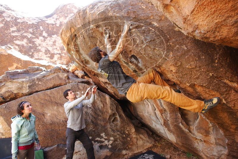 Bouldering in Hueco Tanks on 02/16/2020 with Blue Lizard Climbing and Yoga

Filename: SRM_20200216_1327320.jpg
Aperture: f/4.5
Shutter Speed: 1/250
Body: Canon EOS-1D Mark II
Lens: Canon EF 16-35mm f/2.8 L