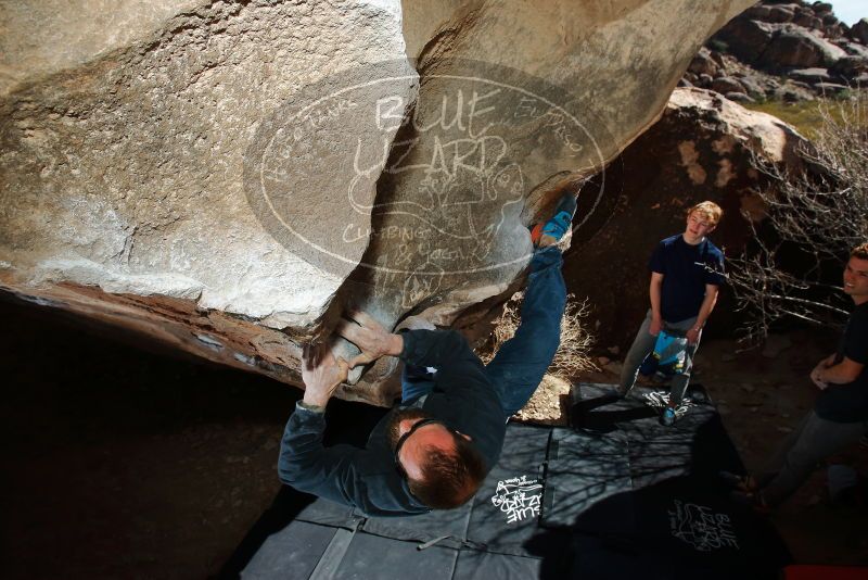 Bouldering in Hueco Tanks on 02/16/2020 with Blue Lizard Climbing and Yoga

Filename: SRM_20200216_1351160.jpg
Aperture: f/8.0
Shutter Speed: 1/250
Body: Canon EOS-1D Mark II
Lens: Canon EF 16-35mm f/2.8 L