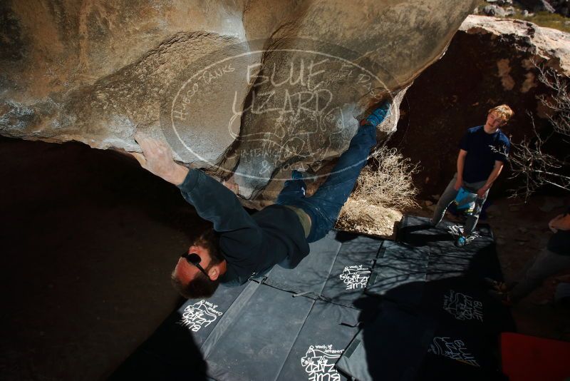 Bouldering in Hueco Tanks on 02/16/2020 with Blue Lizard Climbing and Yoga

Filename: SRM_20200216_1351190.jpg
Aperture: f/8.0
Shutter Speed: 1/250
Body: Canon EOS-1D Mark II
Lens: Canon EF 16-35mm f/2.8 L