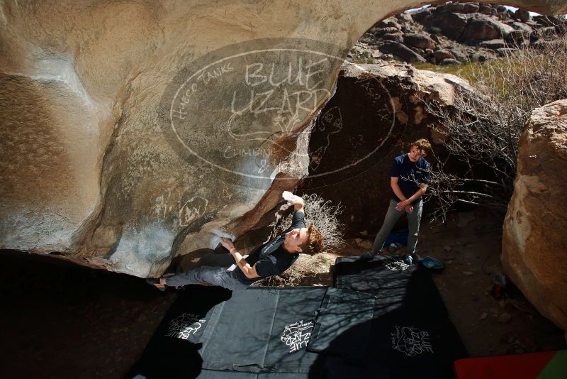 Bouldering in Hueco Tanks on 02/16/2020 with Blue Lizard Climbing and Yoga

Filename: SRM_20200216_1354520.jpg
Aperture: f/8.0
Shutter Speed: 1/250
Body: Canon EOS-1D Mark II
Lens: Canon EF 16-35mm f/2.8 L