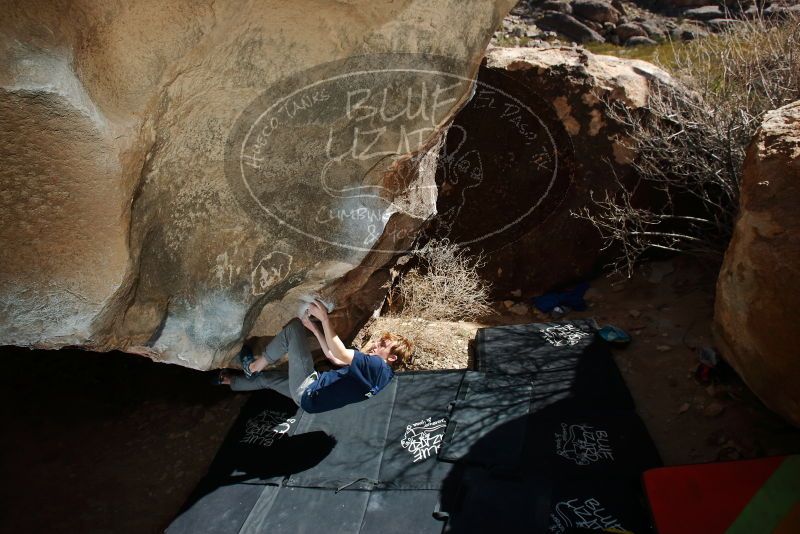 Bouldering in Hueco Tanks on 02/16/2020 with Blue Lizard Climbing and Yoga

Filename: SRM_20200216_1355110.jpg
Aperture: f/8.0
Shutter Speed: 1/250
Body: Canon EOS-1D Mark II
Lens: Canon EF 16-35mm f/2.8 L