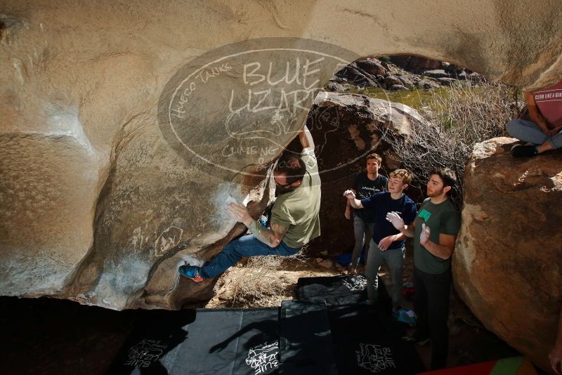 Bouldering in Hueco Tanks on 02/16/2020 with Blue Lizard Climbing and Yoga

Filename: SRM_20200216_1402130.jpg
Aperture: f/8.0
Shutter Speed: 1/250
Body: Canon EOS-1D Mark II
Lens: Canon EF 16-35mm f/2.8 L