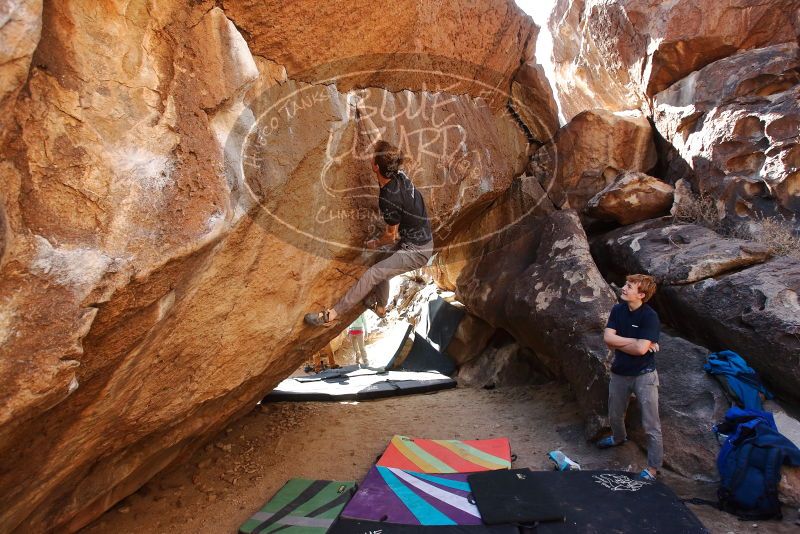 Bouldering in Hueco Tanks on 02/16/2020 with Blue Lizard Climbing and Yoga
Filename: SRM_20200216_1416090.jpg
Aperture: f/5.6
Shutter Speed: 1/250
Body: Canon EOS-1D Mark II
Lens: Canon EF 16-35mm f/2.8 L